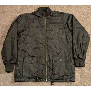 Vintage Triple Five Soul Reversible Quilted Bomber Chore Jacket Coat Black Men's